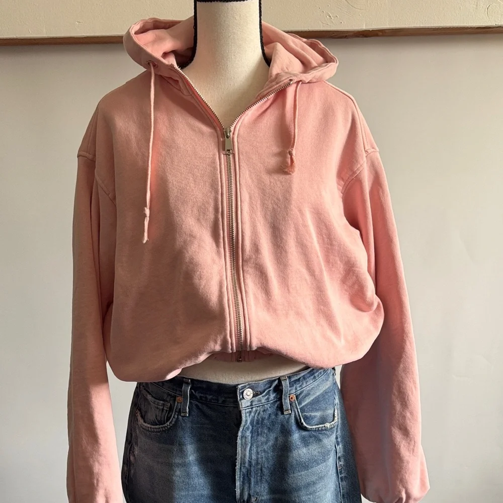 We The Free Pink Bubble Hoodie - Picture 3 of 6